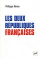 Les Deux républiques françaises, de Philippe Nemo.jpg