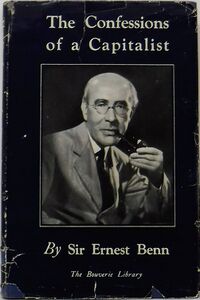 Couverture du livre le plus connu d'Ernest Benn